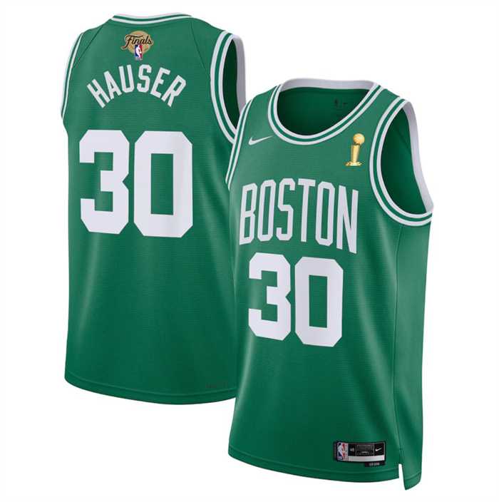 Men's Boston Celtics #30 Sam Hauser Kelly Green 2024 Finals Champions Icon Edition Stitched Basketball Jersey Dzhi,We sell and wholesale Men's Boston Celtics #30 Sam Hauser Kelly Green 2024 Finals Champions Icon Edition Stitched Basketball Jersey Dzhi on line form chian!